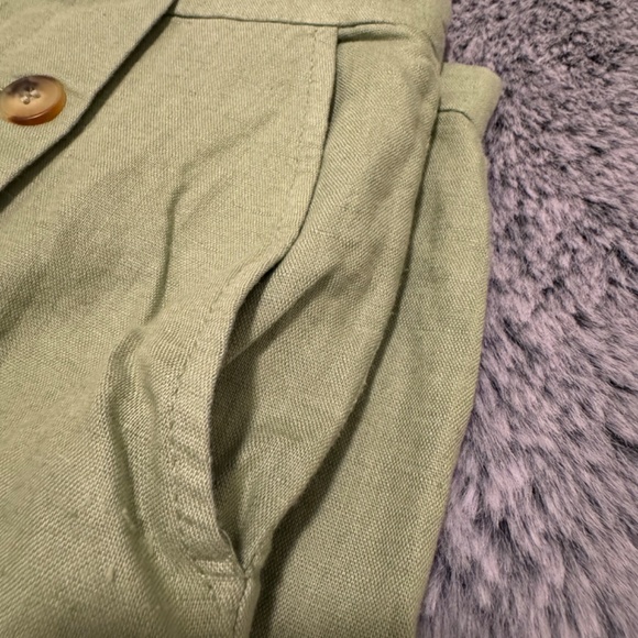 Linen Short Jumpsuit - Picture 8 of 10